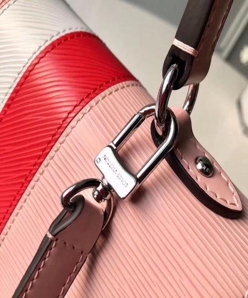 LV Cluny MM Epi Leather Rose Ballerine