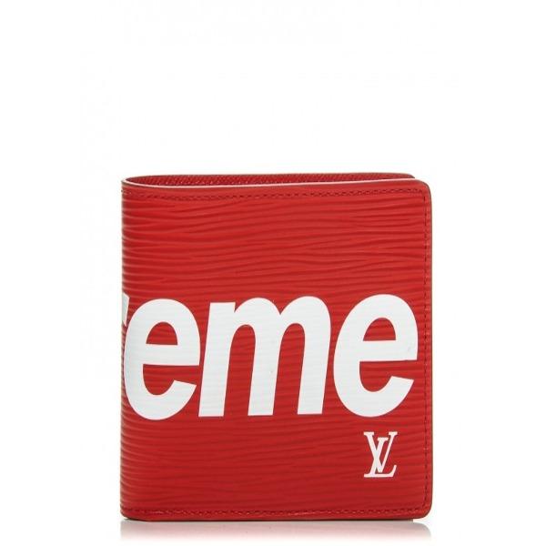 Louis Vuitton x Supreme Clutch Epi Red