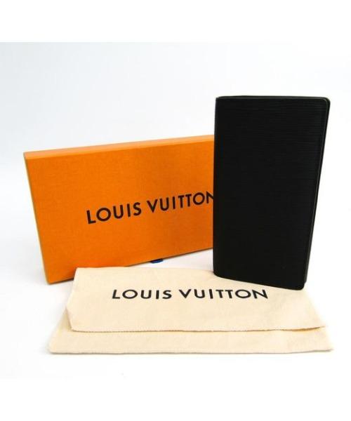 LV Circle signature Brazza Wallet Epi Leather Noir
