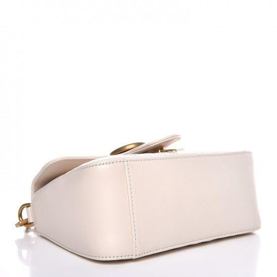 Gucci GG Marmont Small Top Handle Bag White