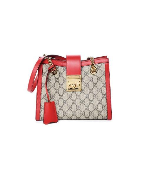 Gucci Padlock Small Shoulder Bag Red