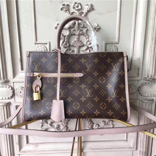 LV Popincourt PM Monogram Taupe Glace