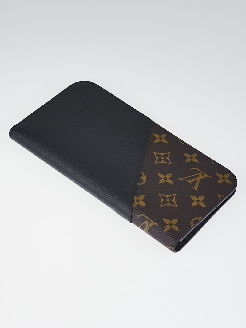 LV Monogram Canvas And Leather Kimono Wallet Black