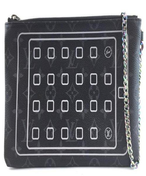 LV Ipad Pouch Monogram Eclipse Flash