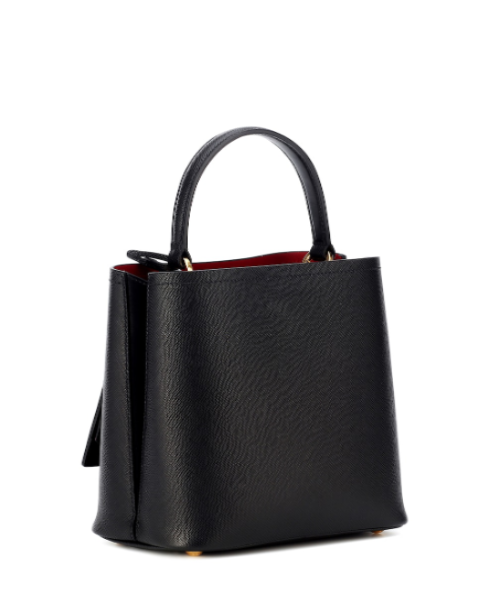 Prada Panier Small Saffiano Bag Black/Red