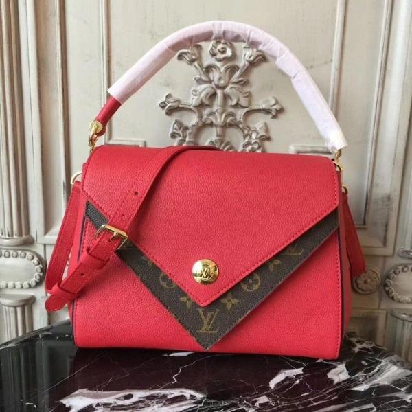 LV Double V Handbag Rubis