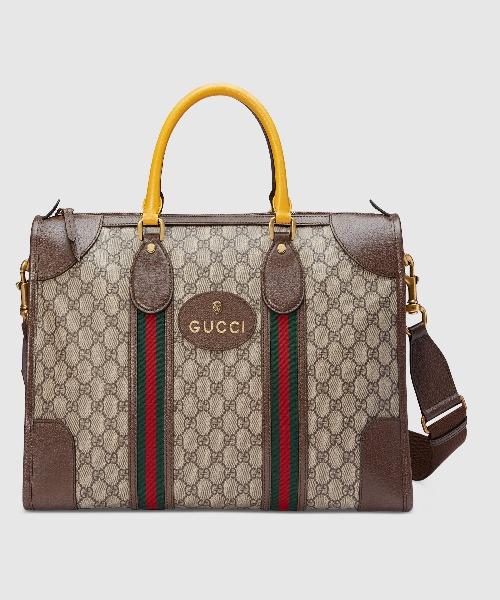 Gucci Soft GG Supreme Duffle Bag Beige