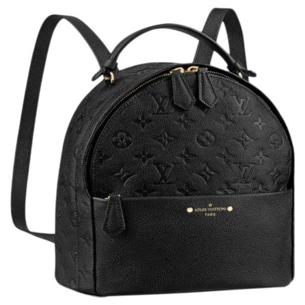 LV Sorbonne Backpack Monogram Empreinte Leather Noir