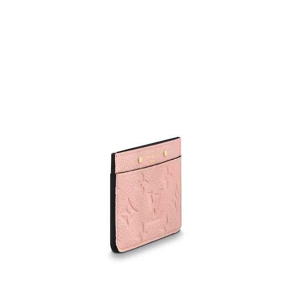 LV Cardholder Monogram Empreinte Rose Poudre