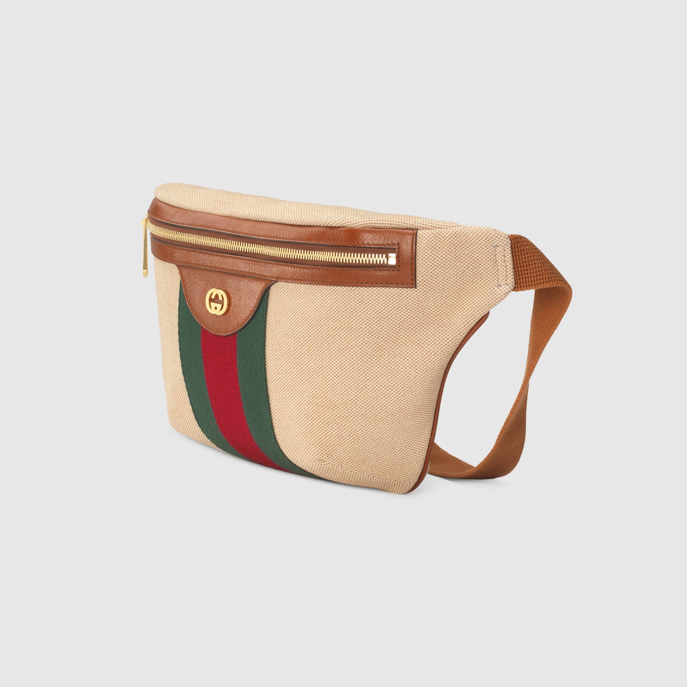 Gucci Vintage Canvas Belt Bag