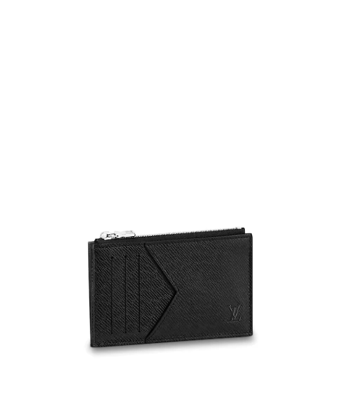 LV Coin Card Holder Taiga Leather