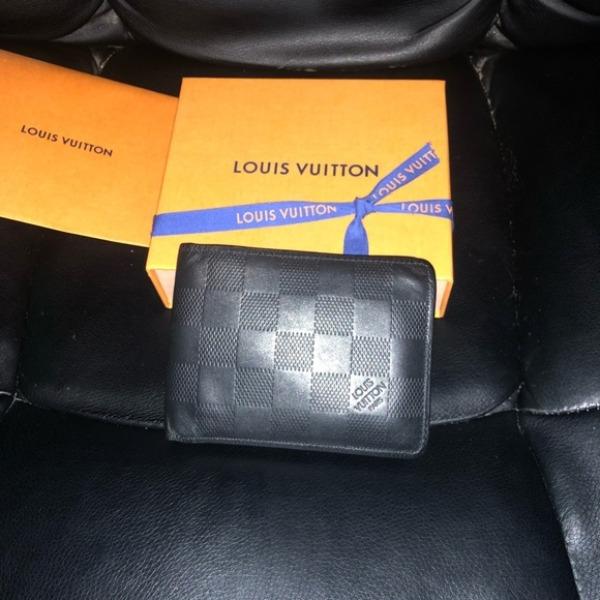 LV Multiple Wallet Damier Infini Leather Onyx