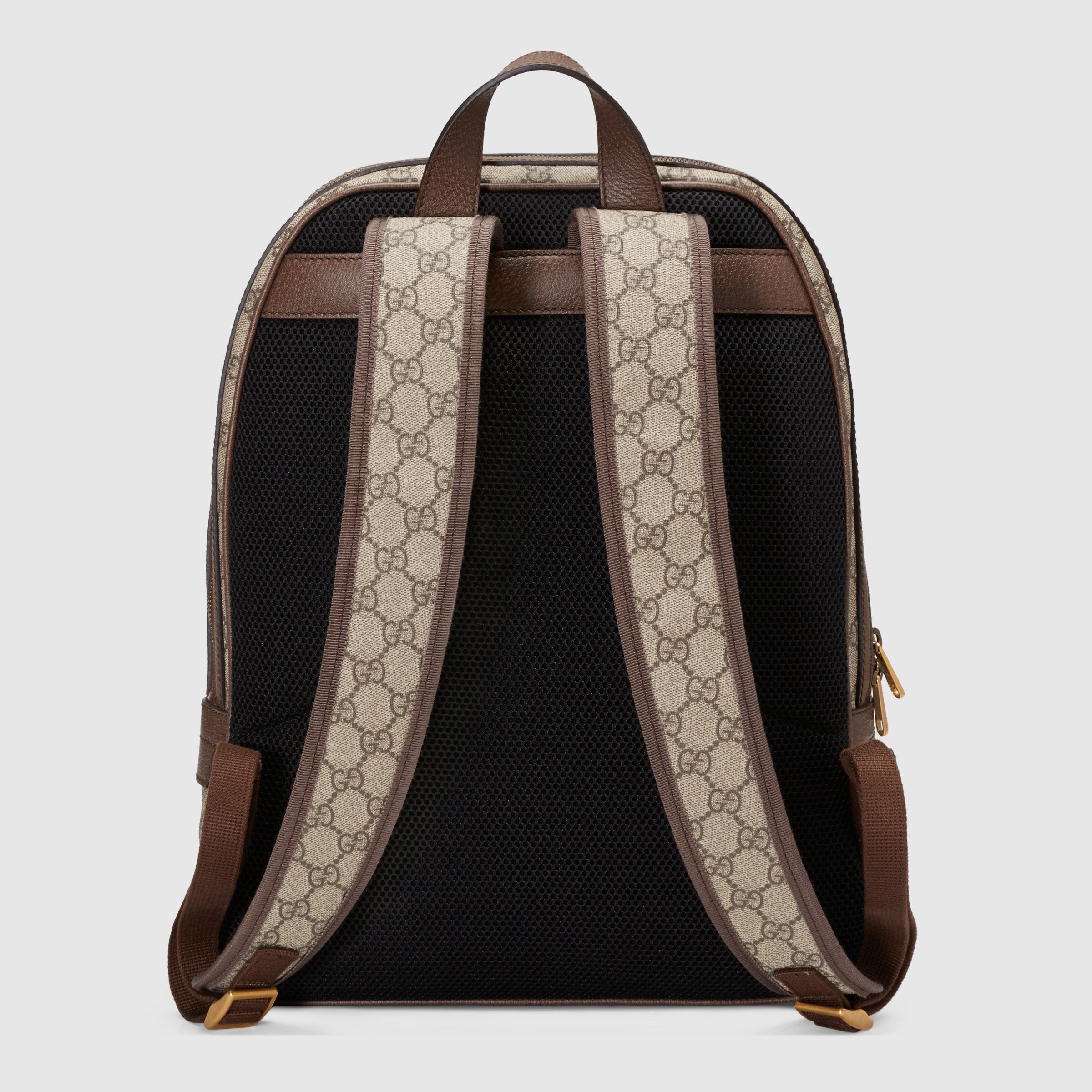 Gucci Ophidia GG Medium Backpack Beige Black