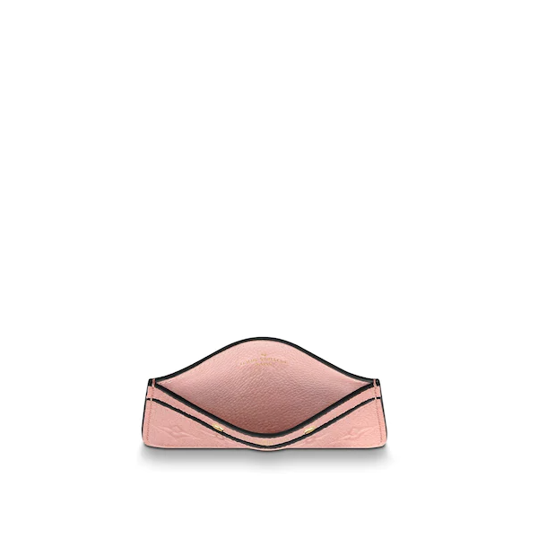 LV Cardholder Monogram Empreinte Rose Poudre