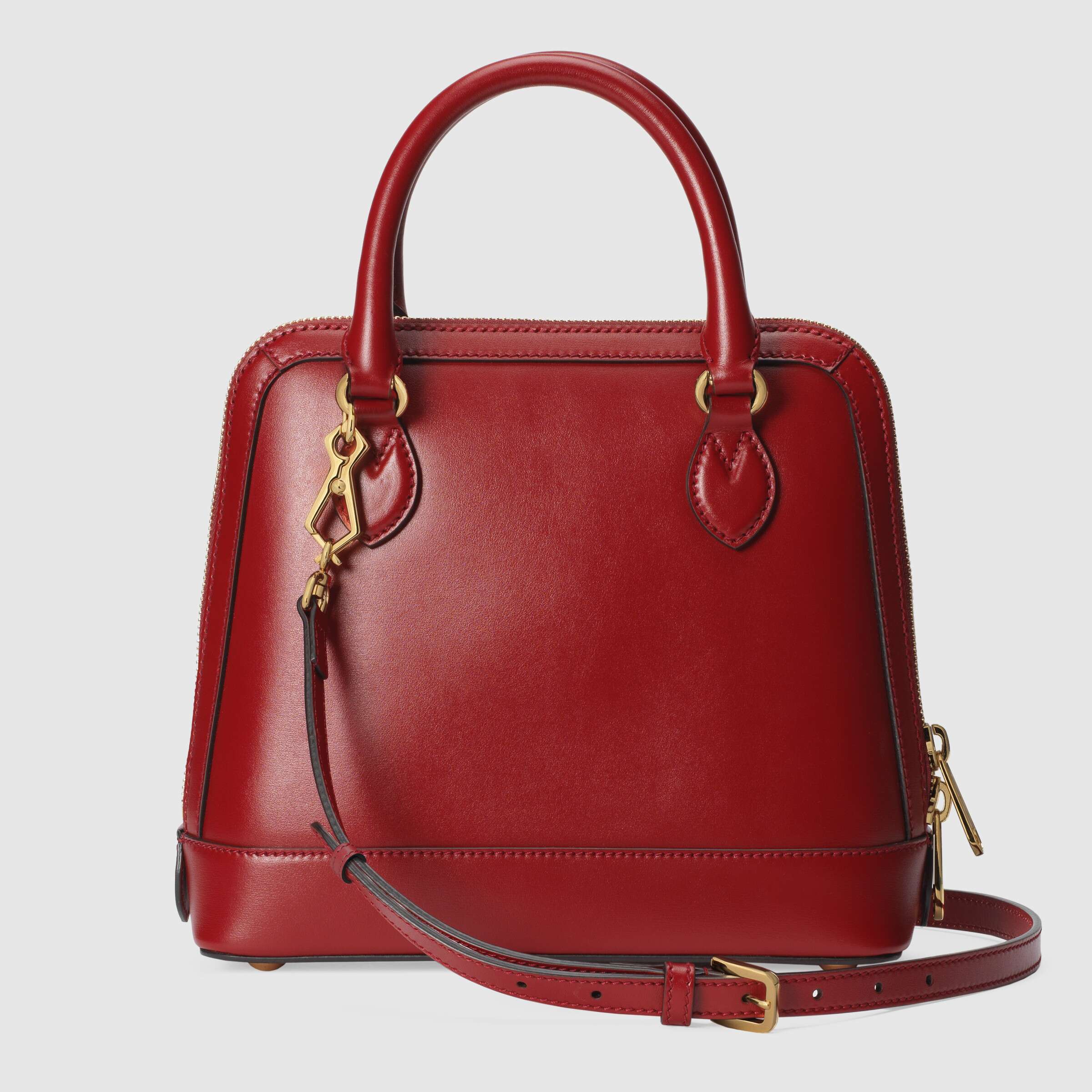Gucci 1955 Horsebit Small Top Handle Bag Red