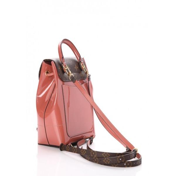 LV Hot Springs Backpack Patent Leather Vieux Rose
