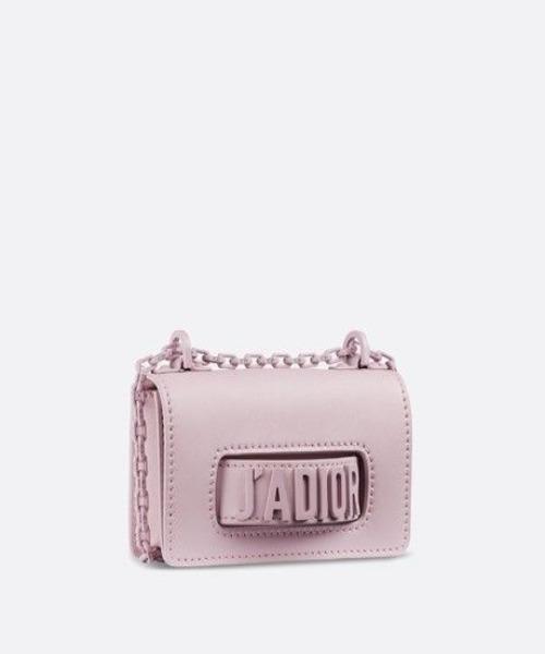 Mini J’Adior Pink Ultra Matte Flap Bag