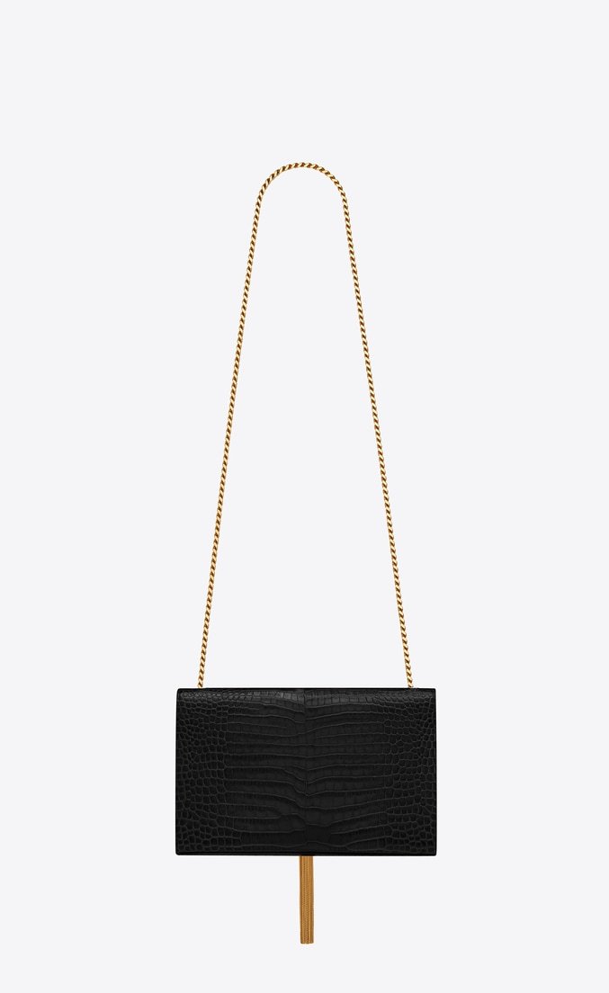 Saint Laurent Kate Chain Wallet With Tassel