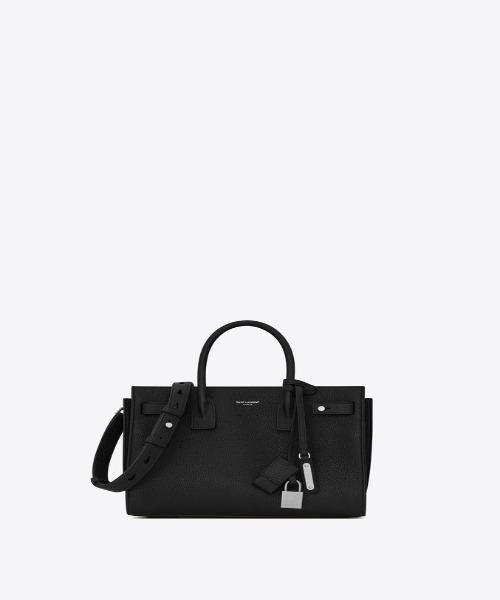 Saint Laurent Sac De Jour Baby Grained Leather Black