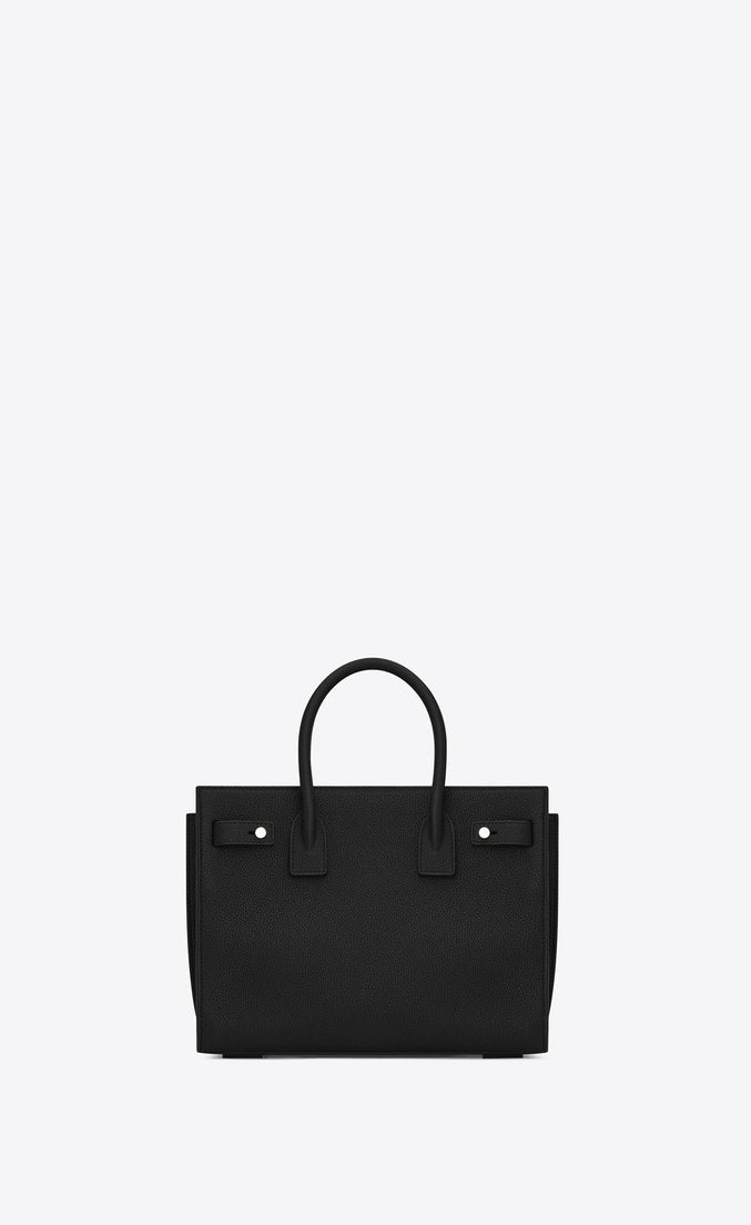 Saint Laurent Sac De Jour Baby Grained Leather Black