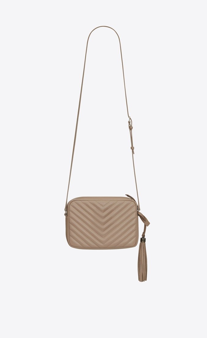 Saint Lauren Lou Camera Bag In Quilted Leather