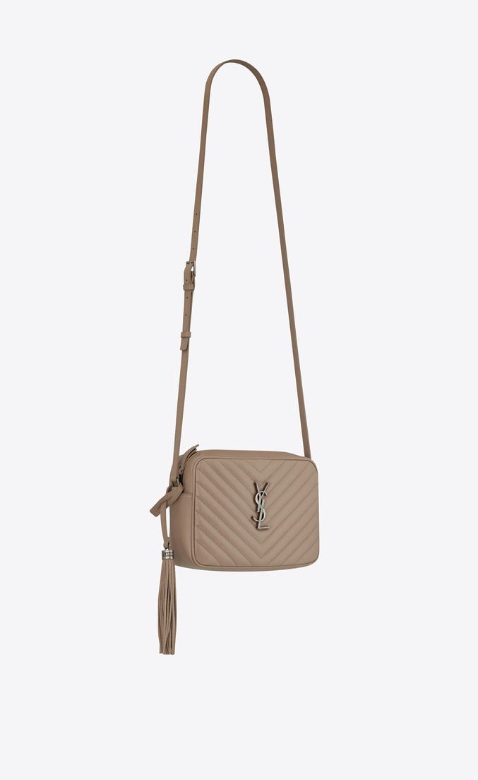 Saint Lauren Lou Camera Bag In Quilted Leather