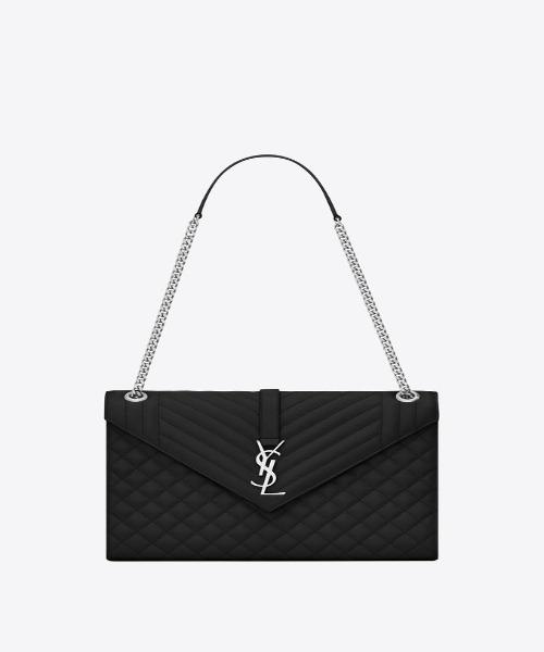 Saint Laurent Classic Large Soft Envelope Black