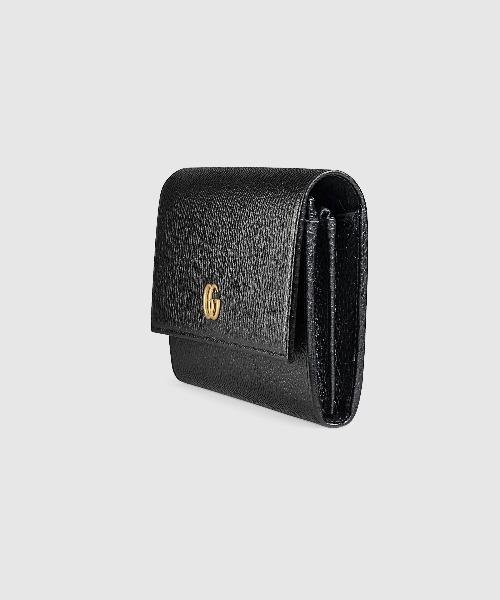 Gucci GG Leather Continental Wallet Black