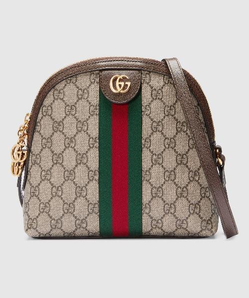 Gucci Ophidia GG Small Shoulder Bag Ebony/Beige
