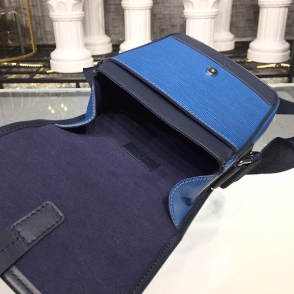 LV Messenger Bag Epi Leather Blue