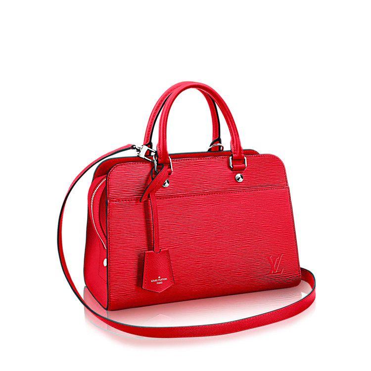 LV Epi Vaneau MM Bag Epi Leather Red