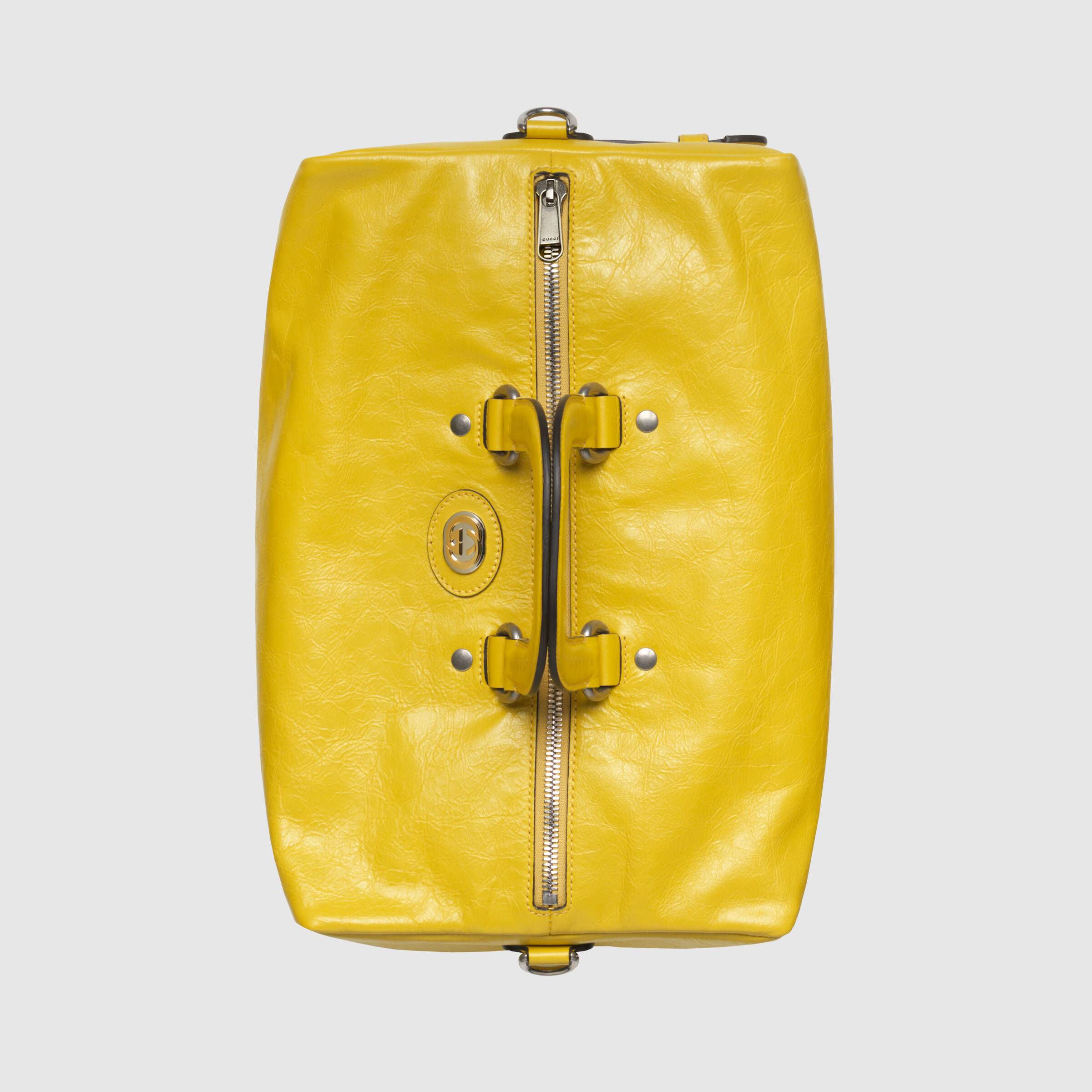 Gucci Soft Leather Backpack Yellow