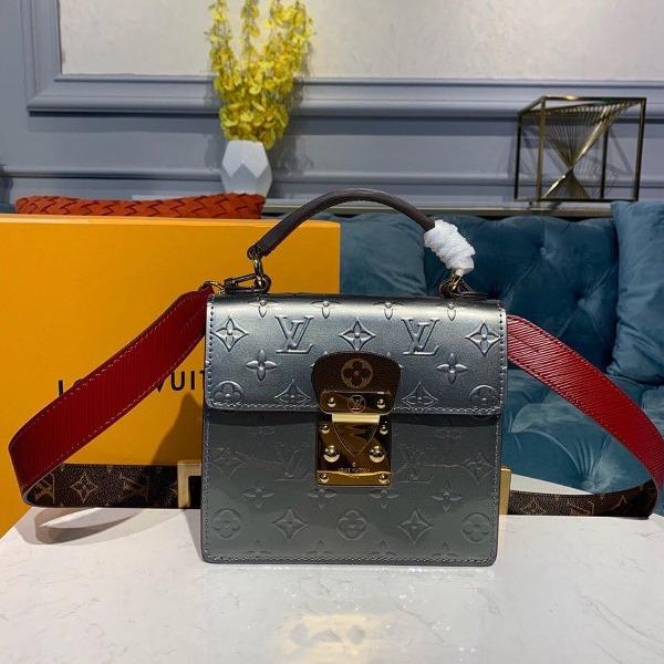 LV Spring Street Monogram Vernis Champagne Métallisé