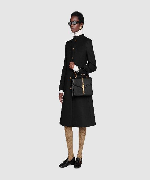 Gucci Sylvie 1969 Small Top Handle Bag Black