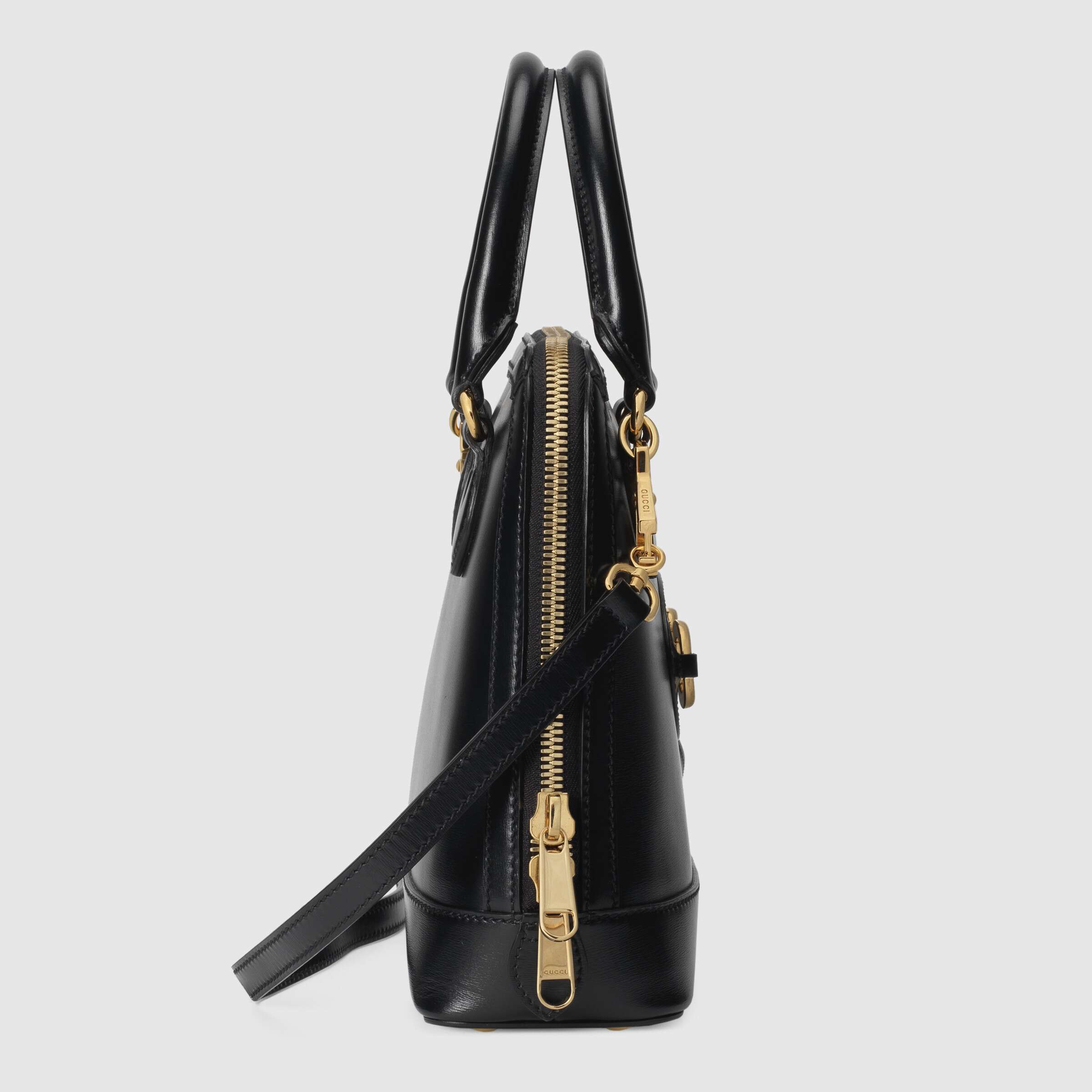 Gucci 1955 Horsebit Small Top Handle Bag Black