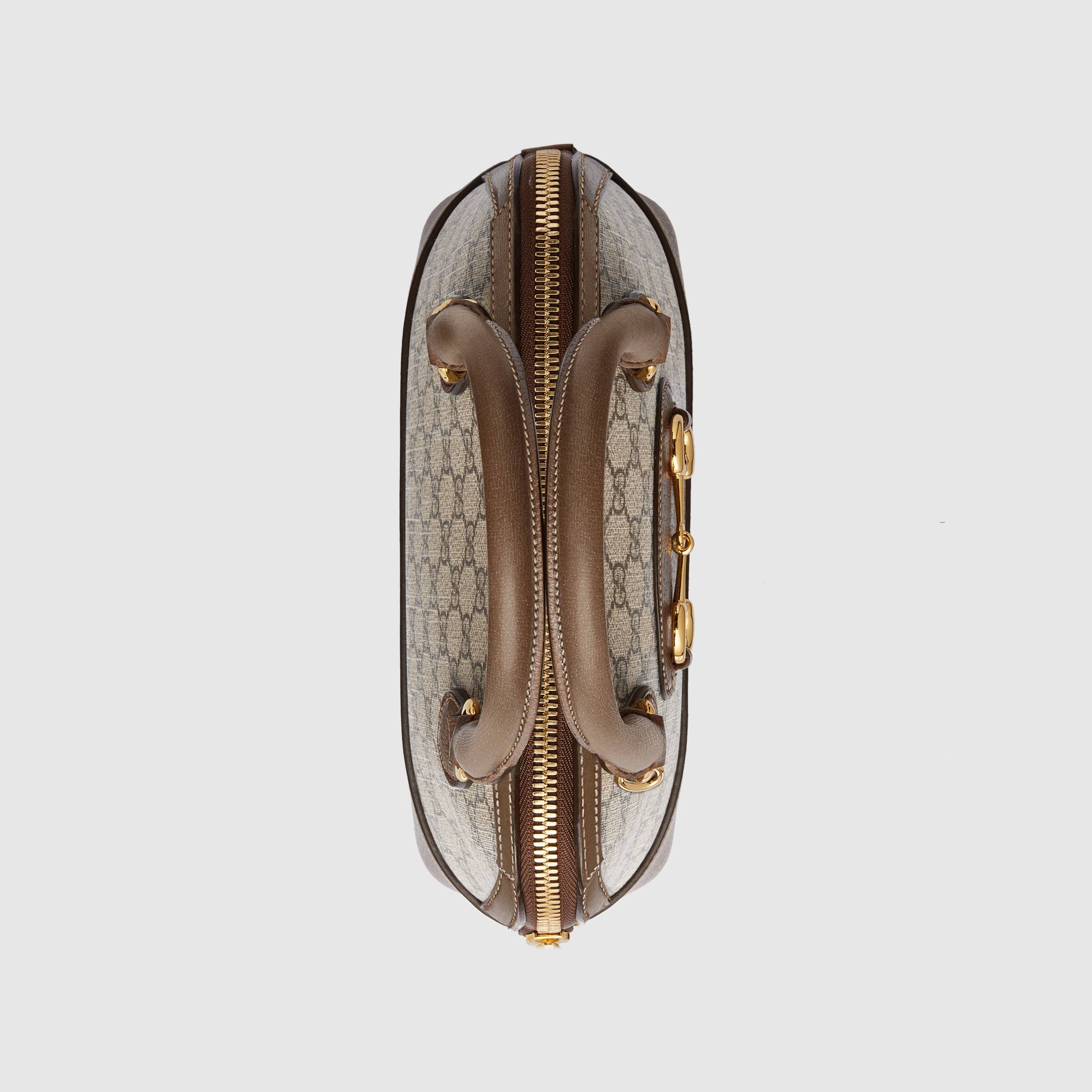 Gucci 1955 Horsebit Small Top Handle Bag GG Supreme