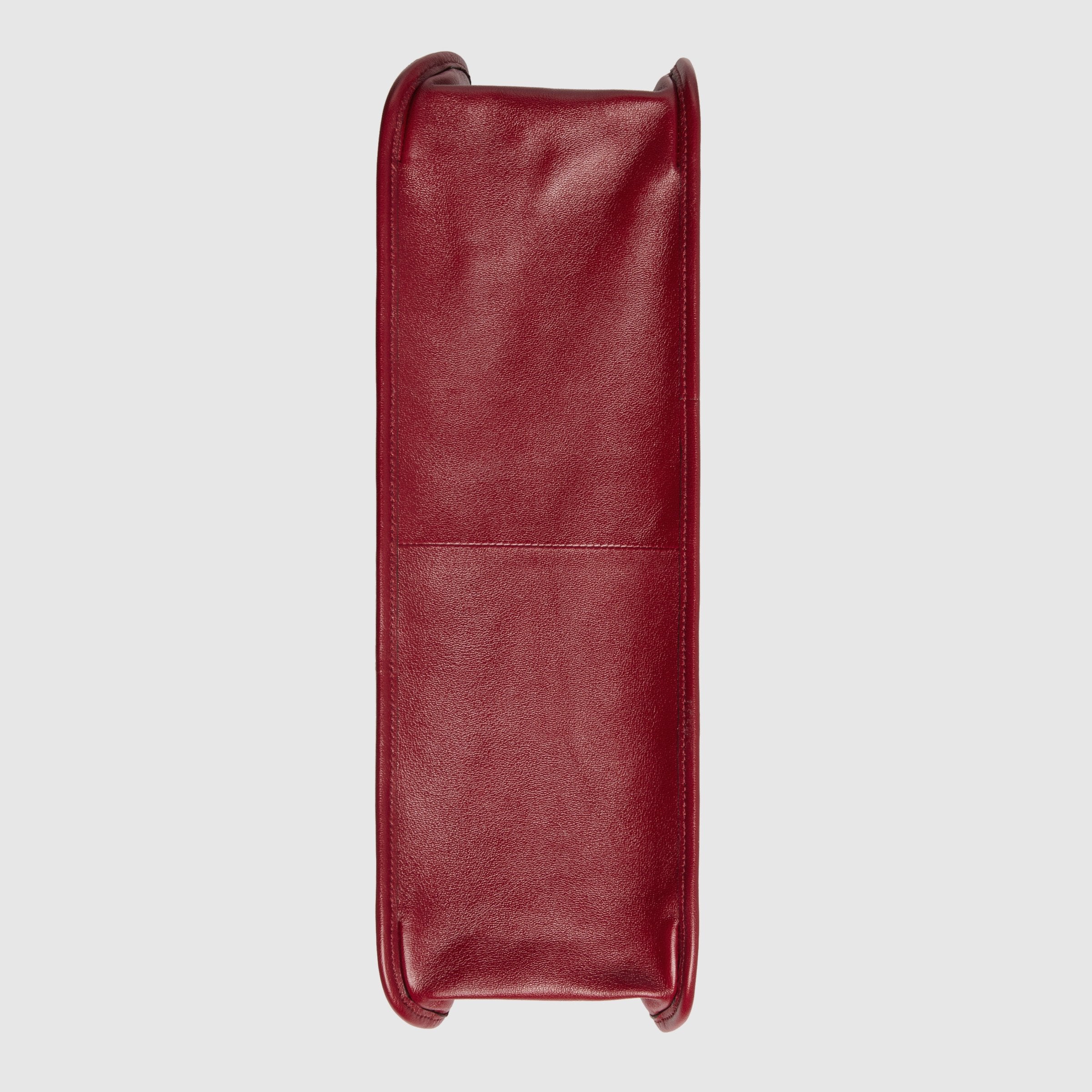 Gucci 1955 Horsebit Large Tote Bag Red