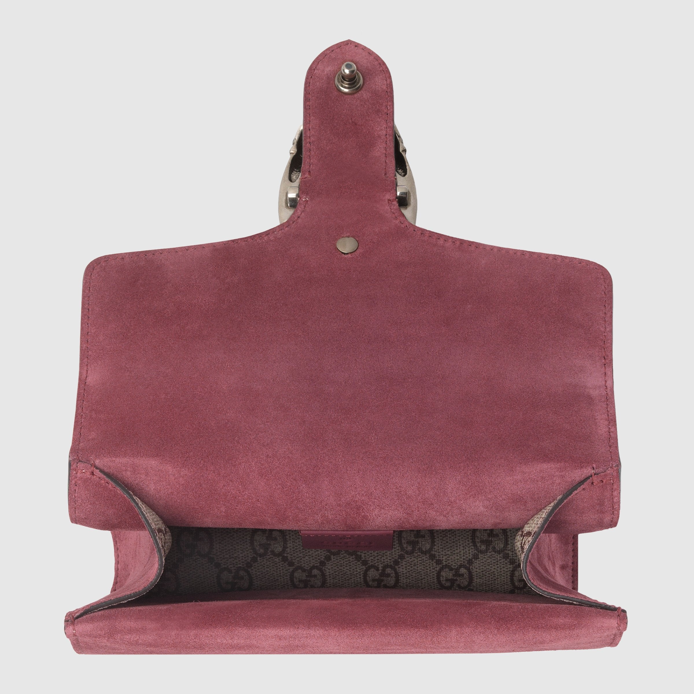 Gucci Blooms Dionysus GG Supreme Mini Bag Beige Red