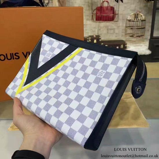 LV Pochette Voyage MM Damier Azur Canvas