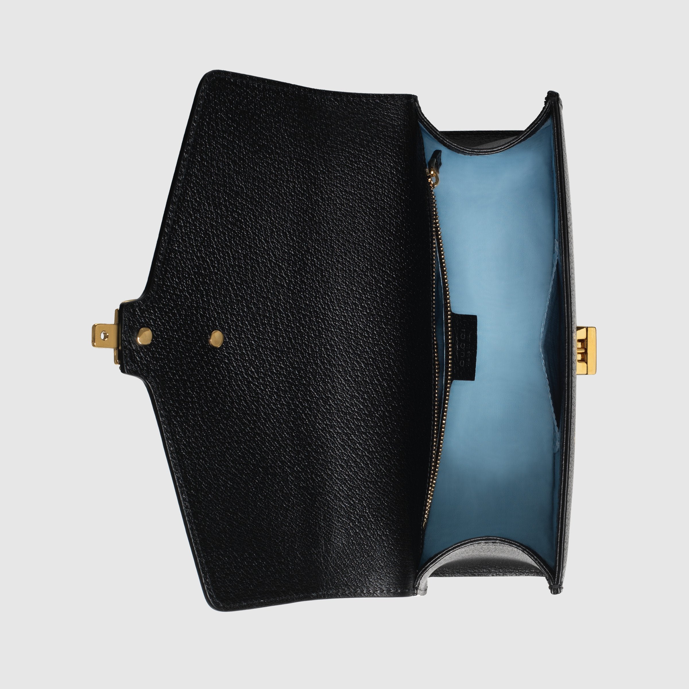 Gucci Sylvie Bee Star Small Shoulder Bag Black