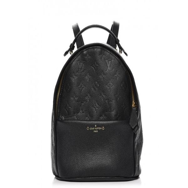 LV Sorbonne Backpack Monogram Empreinte Leather Noir