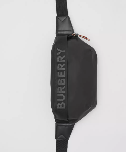 Burberry Logo Detail ECONYL® Sonny Bum Bag Black