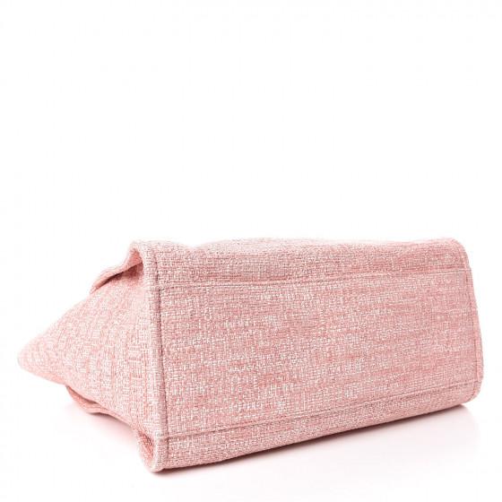 Chanel Deauville Fabric Tote Pink/Fuchsia