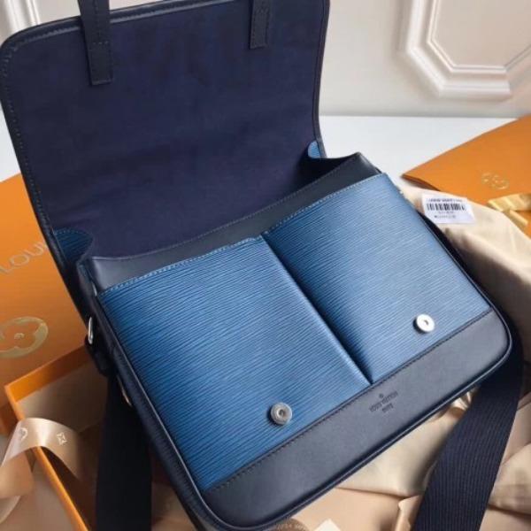 LV Messenger PM Epi Leather Blue