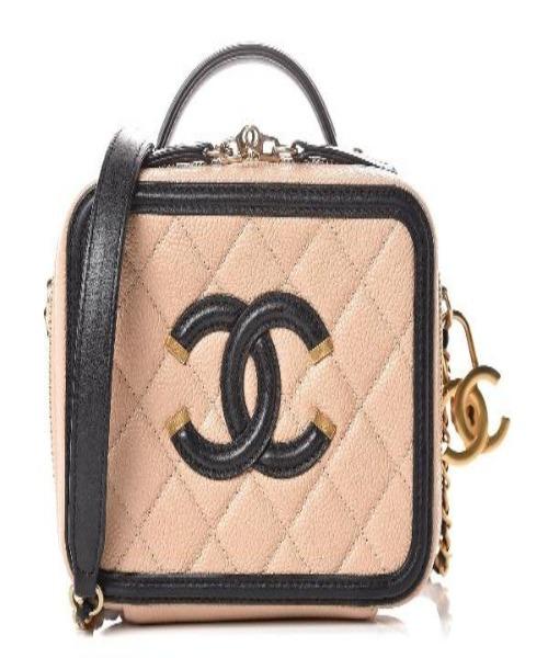 Chanel Medium Vanity Case Beige