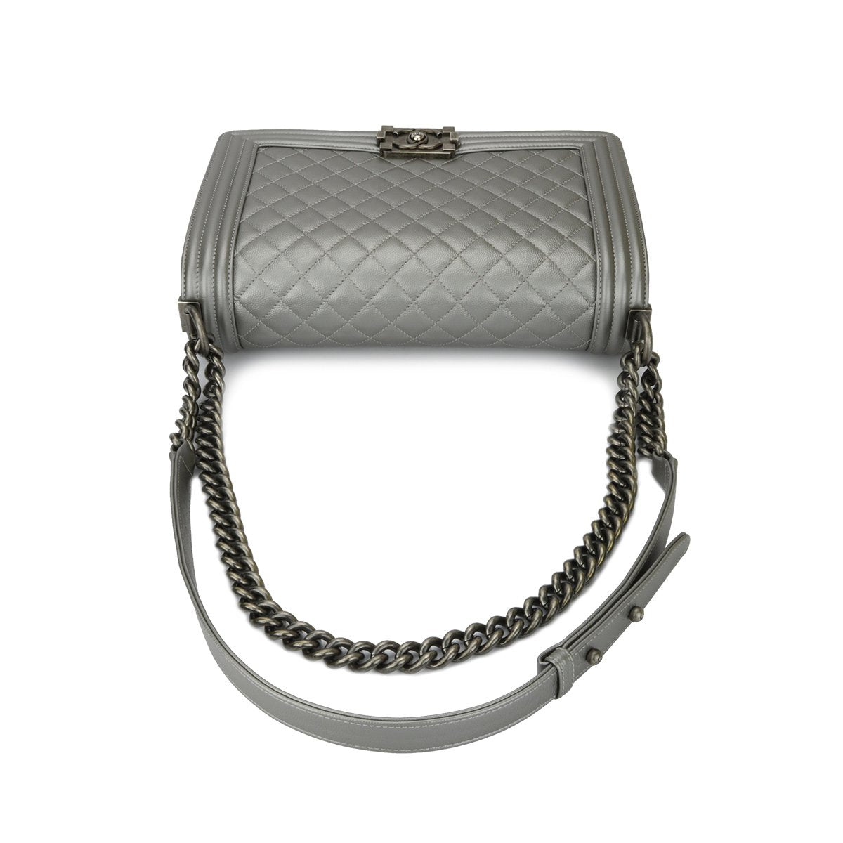 Chanel Boy Handbag Grey
