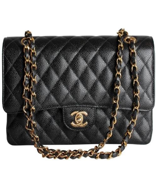 Chanel Medium Classic Handbag Black