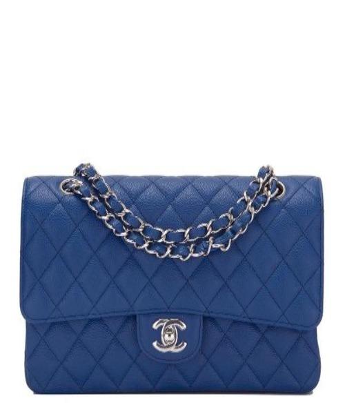 Chanel Wallet On Chain – WOC Golden Class Calfskin Dark Blue