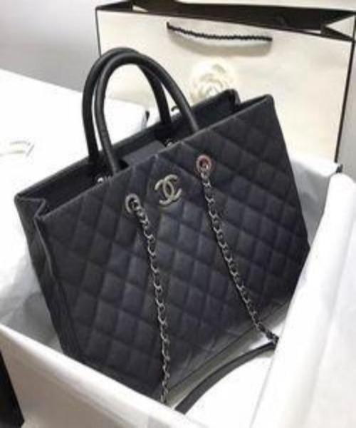 Chanel Large Shopping Bag Black