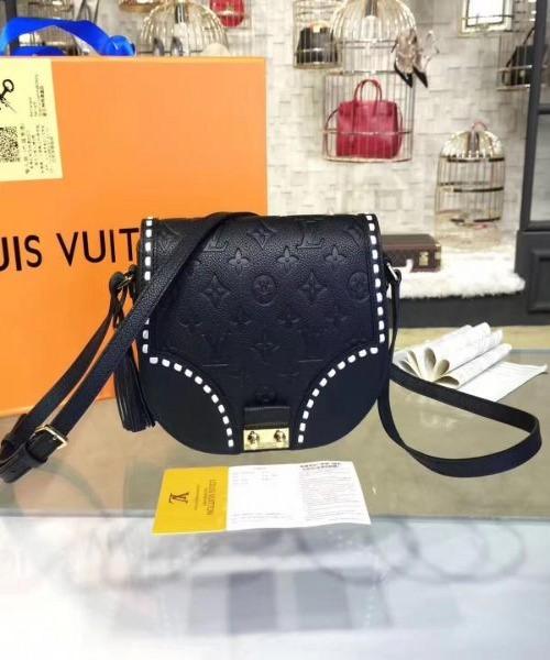 LV Junot Monogram Empreinte Leather Noir